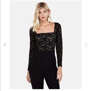 Express Lace Bodice Jumpsuit